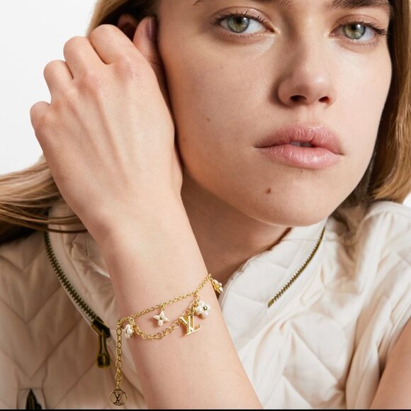 Louis Vuitton Monogram Flowers LV Floragram Bracelet One Size - Picture 1 of 7